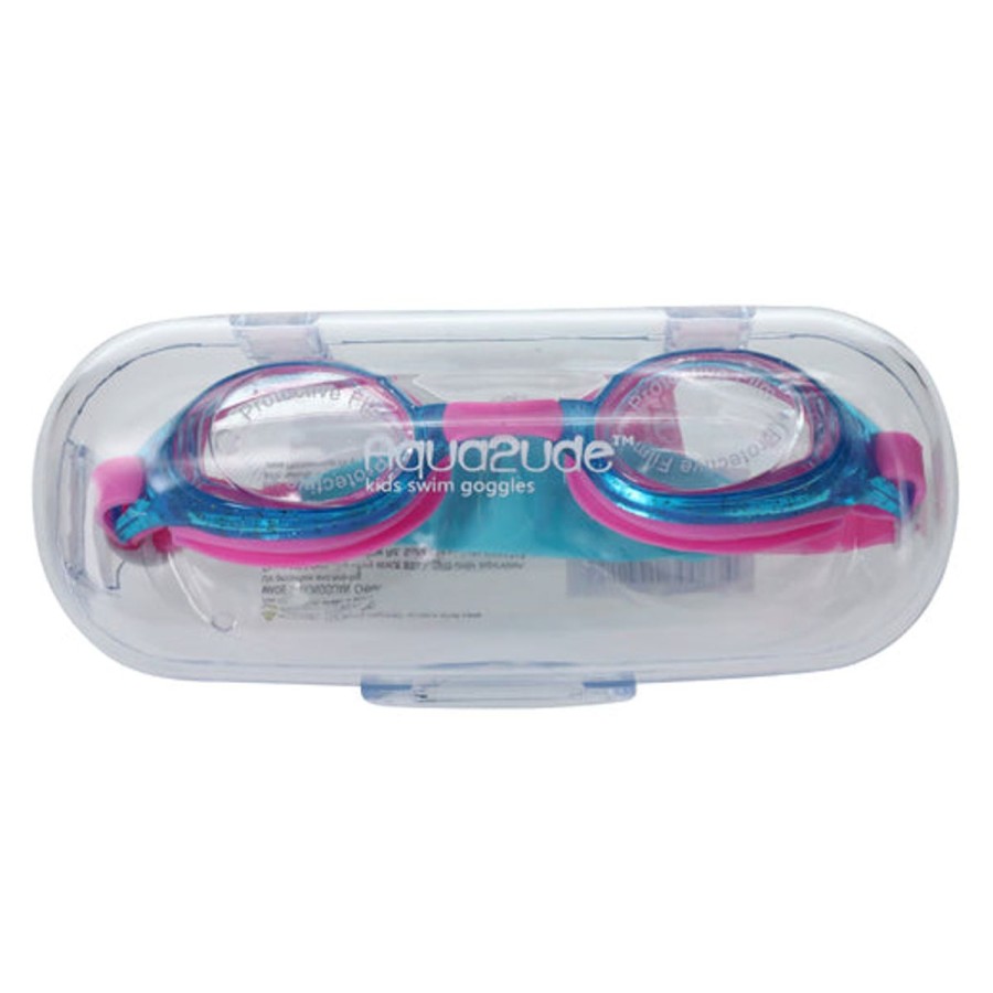 Kids HIGHFIVE Swimming Goggles | Aqua Bling Anti-Fog Swim Goggles Sky Blue