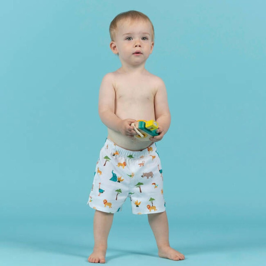 Kids Decathlon Swimsuits For Toddlers | Savannah Print Swim Shorts