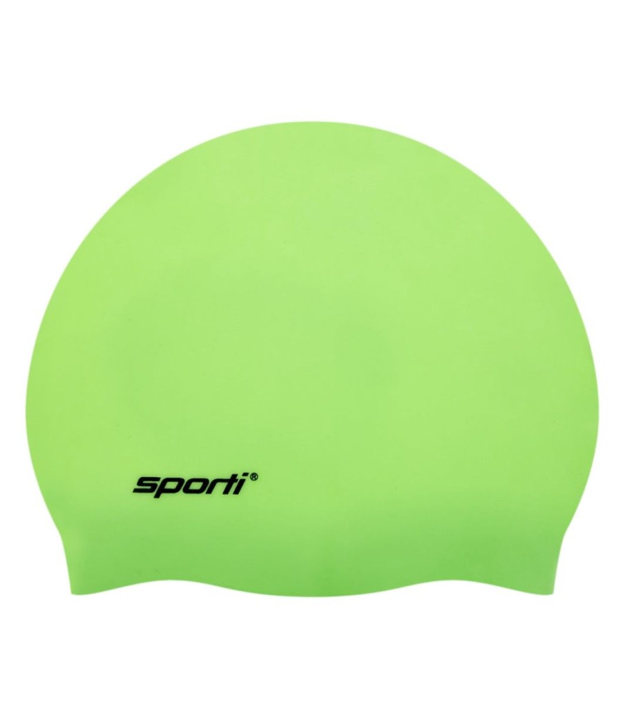 Kids Sporti Swimming Caps | Kids Silicone Swim Cap Mint