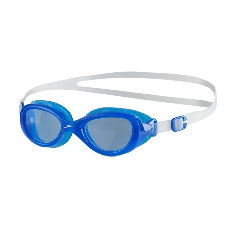 Swim Equipment Speedo | Futura Classic Junior Goggles Clear/Neon Blue