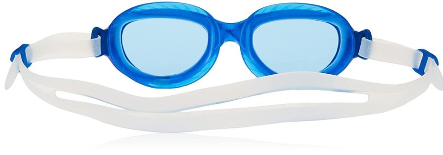 Kids Speedo Swimming Goggles | Futura Classic Junior Goggles Clear/Neon Blue