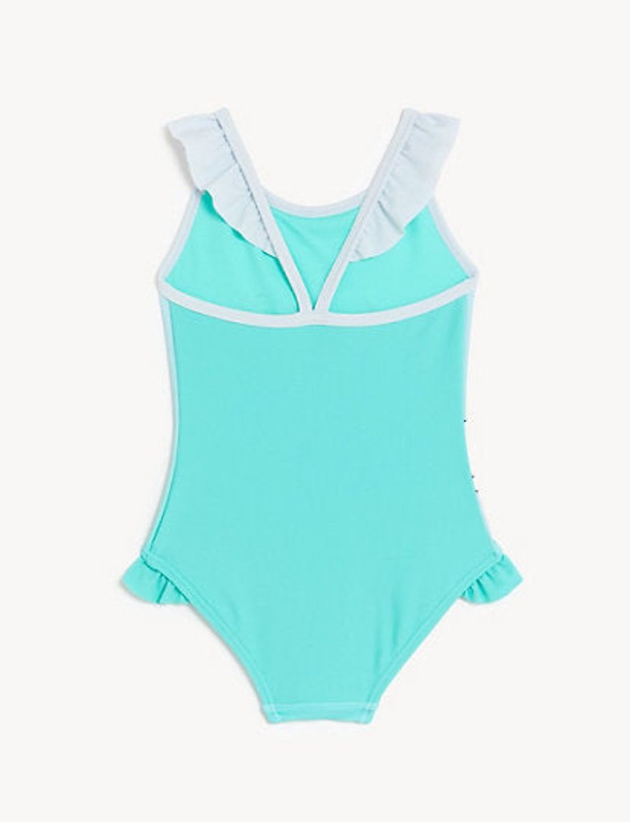 Kids Marks & Spencer Swimsuits For Girls | Disney Frozen™ Swimsuit Aqua