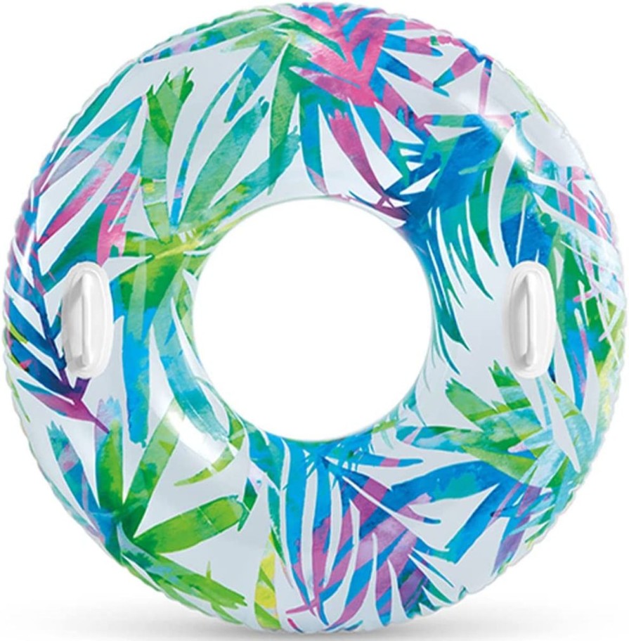 Pool Fun The Beach Company | Tropical Inflatable Pool Tube 38" Multi-Color