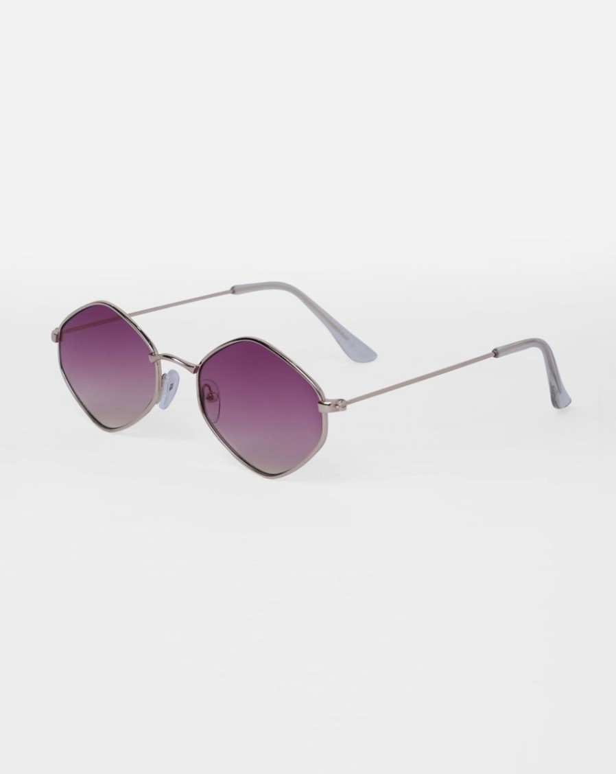 Women Vero Moda Sunglasses | Purple Hexagon Sunglasses