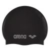 Kids Arena Swimming Caps | Arena Jr Classic Silicone Swim Cap Black/Silver