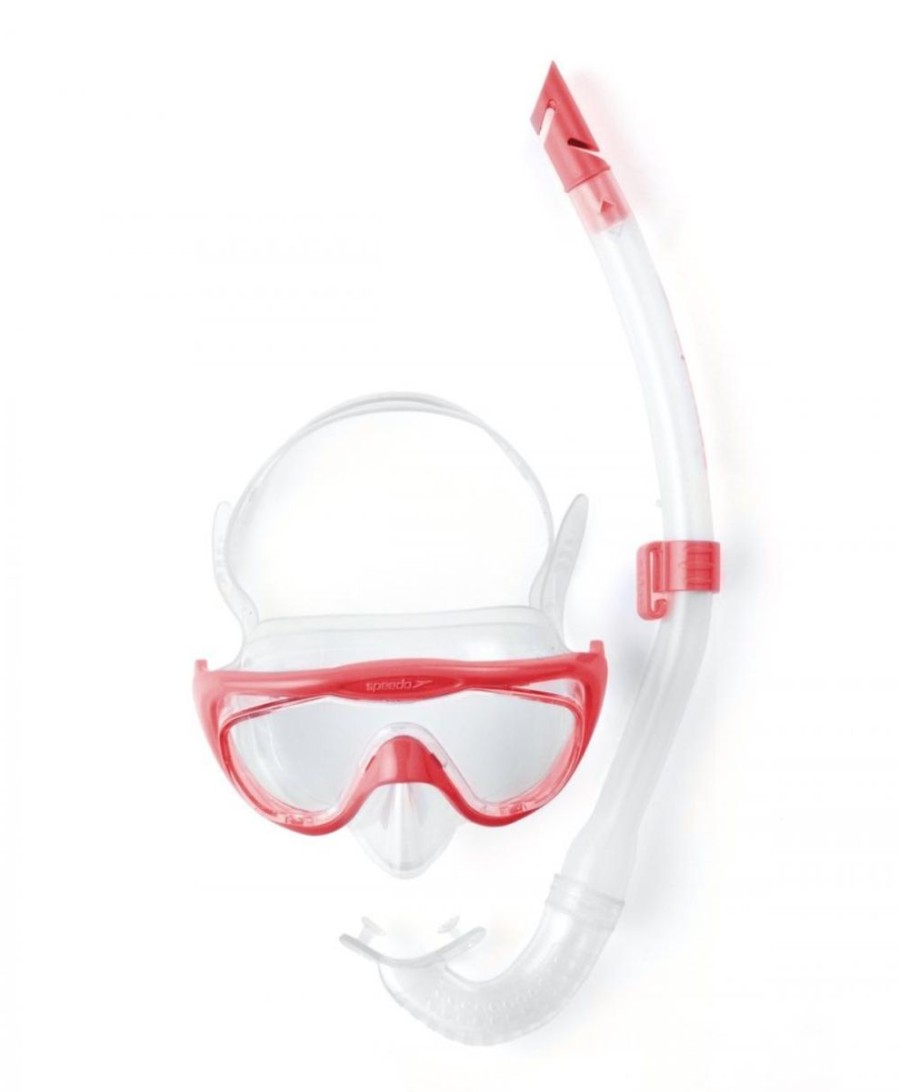 Swim Equipment Speedo | Speedo Glide Snorkel Set Jr Pink