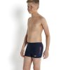 Kids Speedo Swimsuits For Boys | Speedo Tech Logo Panel Aquashort Navy/Deep Peri/Siren