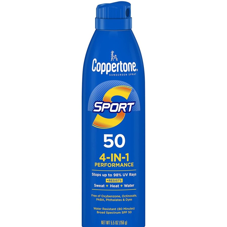 Women Coppertone Suncare | Coppertone Sport Continuous Sunscreen Spray Spf50 147Ml