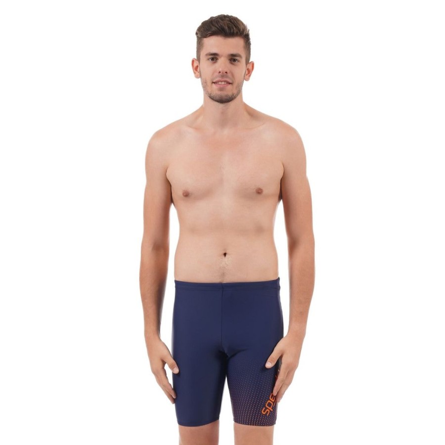 Men Speedo Swimwear And Board Shorts | Speedo Gala Logo Jammer Navy/Pure Orange