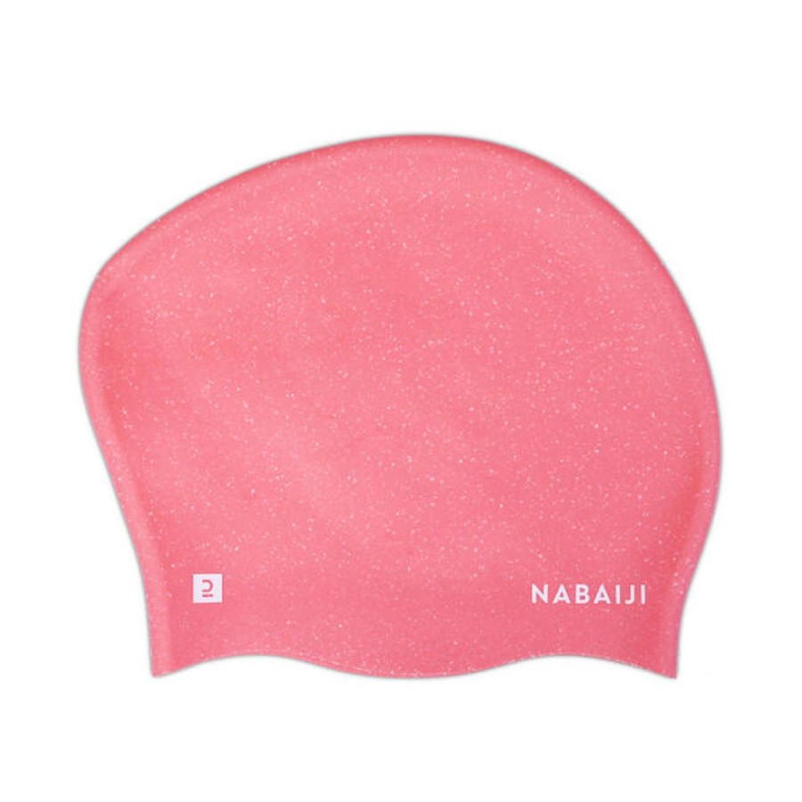 Swim Equipment NABAIJI | Swimming Cap For Long Hair 500 Pink