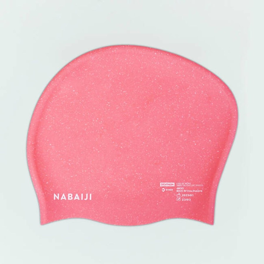 Swim Equipment NABAIJI | Swimming Cap For Long Hair 500 Pink