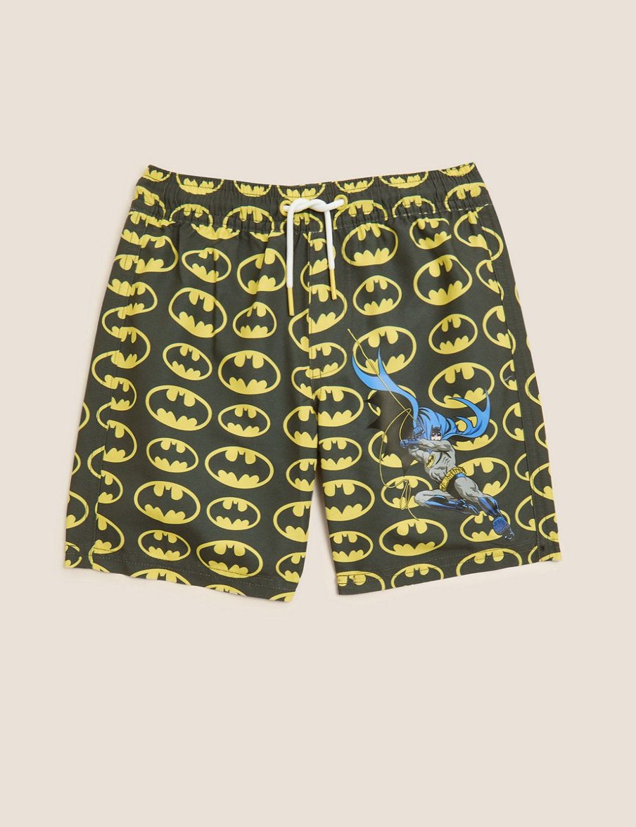 Kids Marks & Spencer Swimsuits For Boys | Batman™ Swim Shorts Carbon