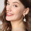 Women Vero Moda Resort Jewellery | Golden Shell Earrings