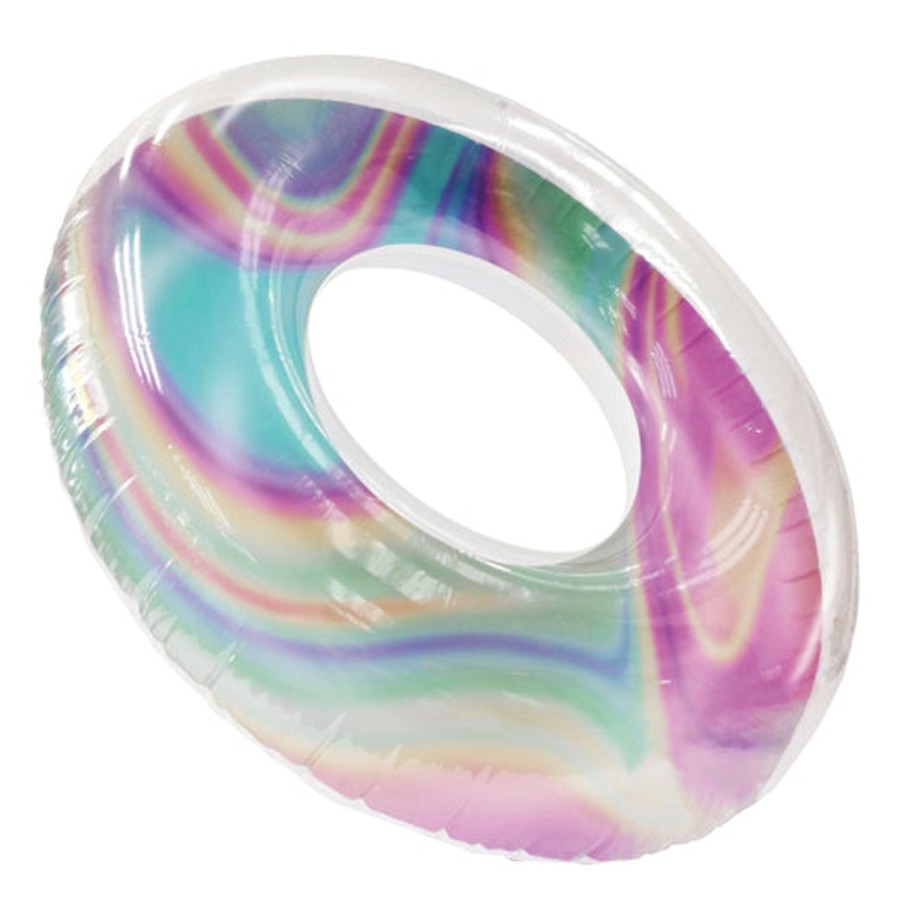 Pool Fun HIGHFIVE | Swirl Print Inner Tube Pool Float