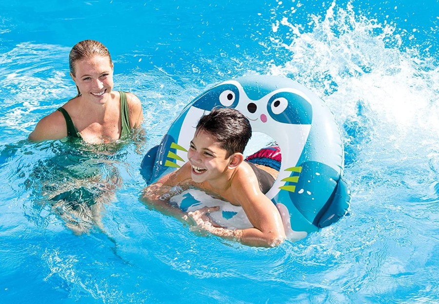 Kids The Beach Company Pool Floats & Games | Blue Sloth Ring