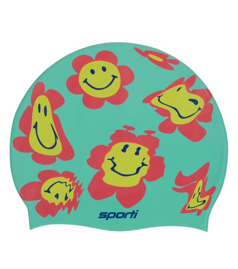 Swim Equipment Sporti | Groovy Silicone Swim Cap Aqua