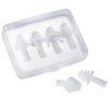 Swim Equipment TYR | Tyr Ergo Flex Ear Plugs 4-Pack Clear