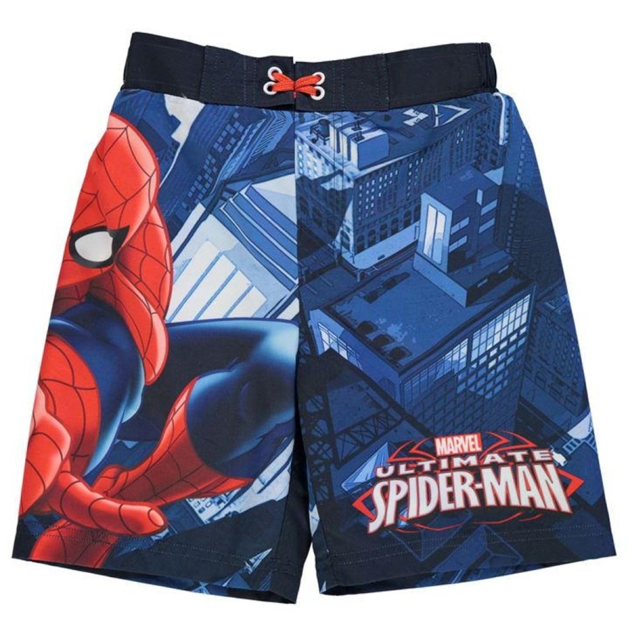 Kids The Beach Company Swimsuits For Boys | Spiderman Board Shorts