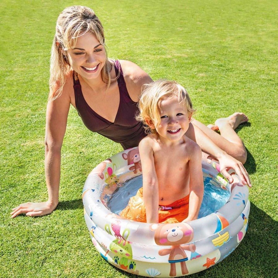 Kids The Beach Company Pool Floats & Games | Vezimon Cartoon Beach Buddies Infant Pool Tub