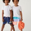 Kids Marks & Spencer Swimsuits For Boys | Swim Shorts (2-Pack) Multi