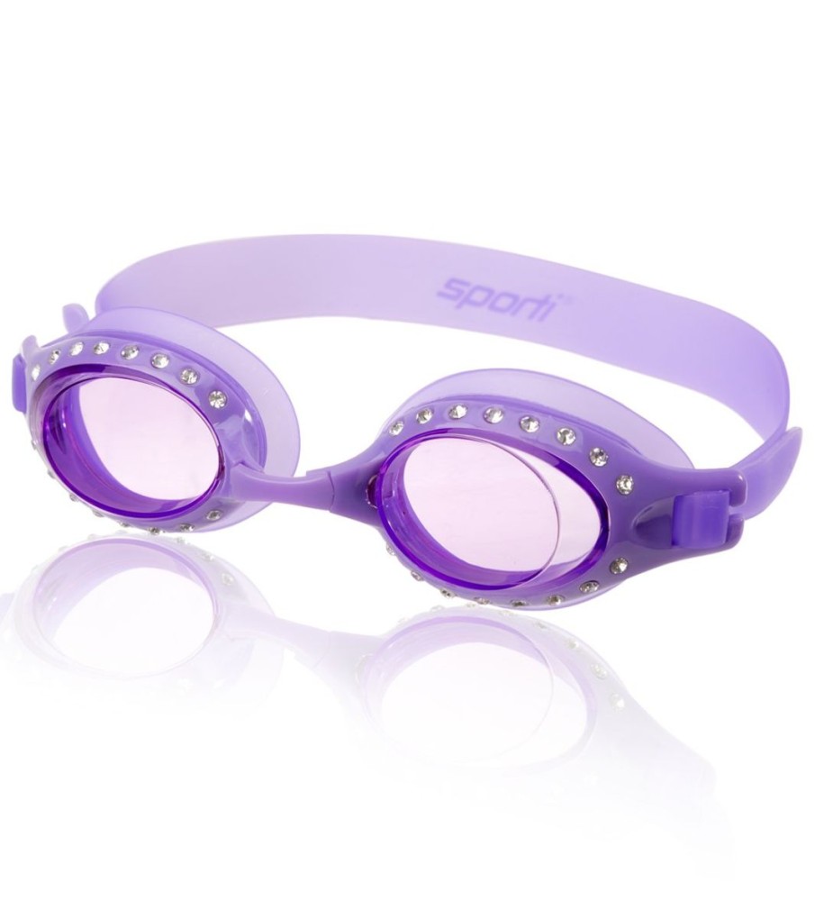 Kids Sporti Swimming Goggles | Antifog Rhinestone Jr. Goggle