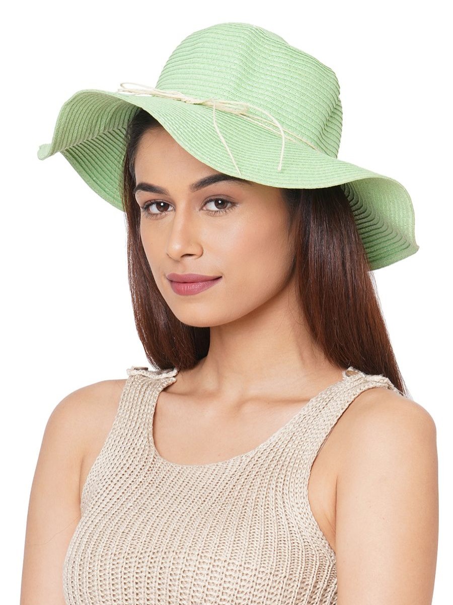 Women The Beach Company Beach Hats | Solid Floppy Beach Hat