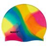 Swim Equipment Sporti | Multi Color Silicone Swim Cap Yellow/Blue/Pink