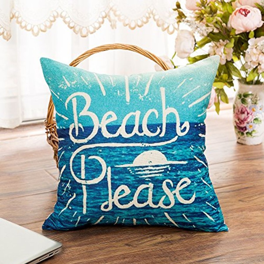 Pool Fun The Beach Company | Beach Theme Cushion Covers - Pk Of 2 (7 Options) Good Times And Tan Lines