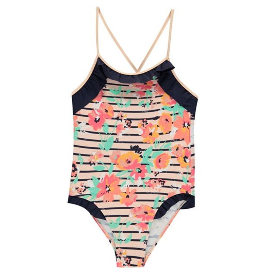 Kids SoulCal Swimsuits For Girls | Summer Floral Swimsuit