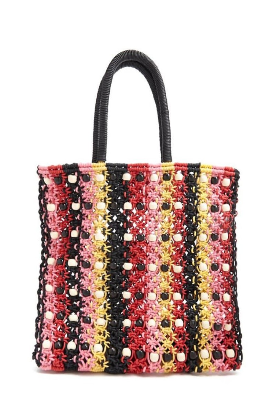 Women The Beach Company Bags & Totes | Beaded Colorblock Satchel