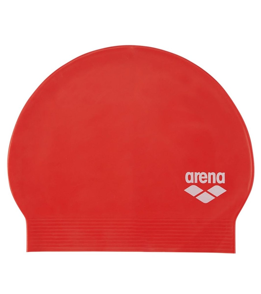 Swim Equipment Arena | Arena Latex Swim Cap Red/White