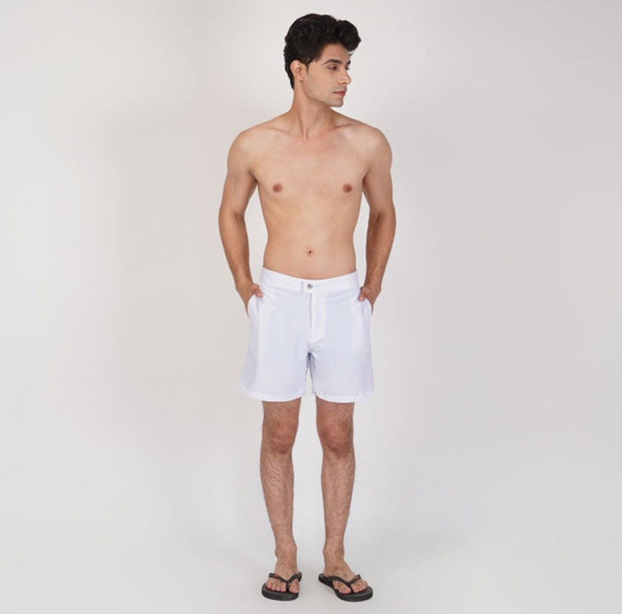 Men Rey&I Swimwear And Board Shorts | King / Blanco