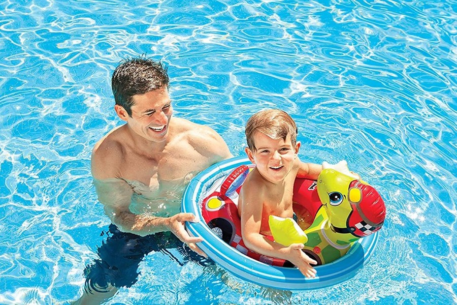 Kids The Beach Company Pool Floats & Games | Turtle See-Me-Sit Pool Rider