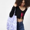 Women ONLY Bags & Totes | Purple Tie Dye Tote Bag Purple Rose