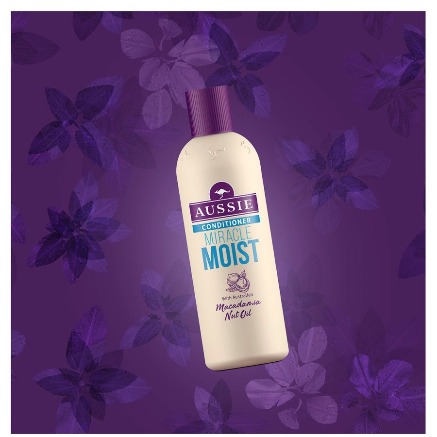 Women Aussie Hair Suncare | Aussie Miracle Moist Travel Conditioner 90Ml