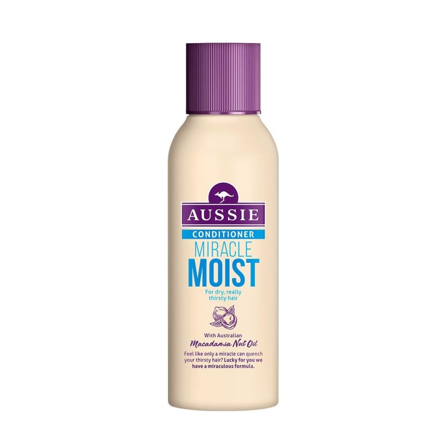 Women Aussie Hair Suncare | Aussie Miracle Moist Travel Conditioner 90Ml