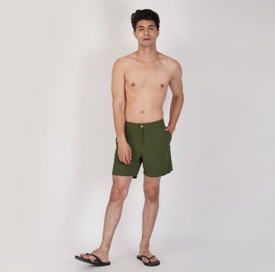 Men Rey&I Swimwear And Board Shorts | King / Forest