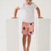 Kids Marks & Spencer Swimsuits For Boys | Fish Swim Shorts Coral Mix